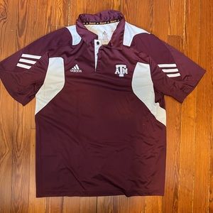 Texas A&M Aggies Adidas polo climalite